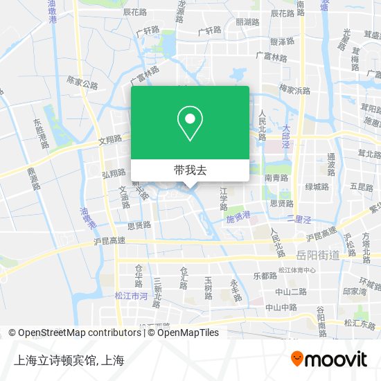 上海立诗顿宾馆地图