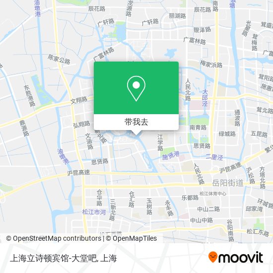 上海立诗顿宾馆-大堂吧地图