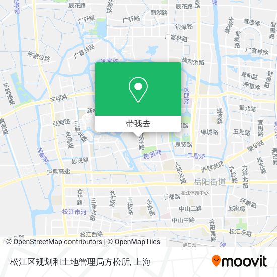 松江区规划和土地管理局方松所地图