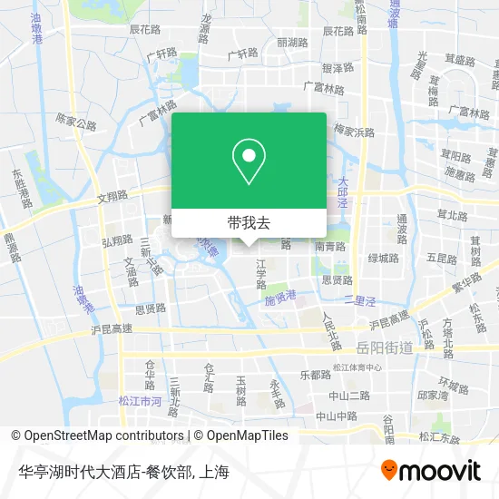 华亭湖时代大酒店-餐饮部地图