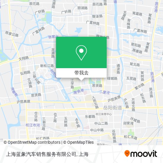 上海蓝象汽车销售服务有限公司地图