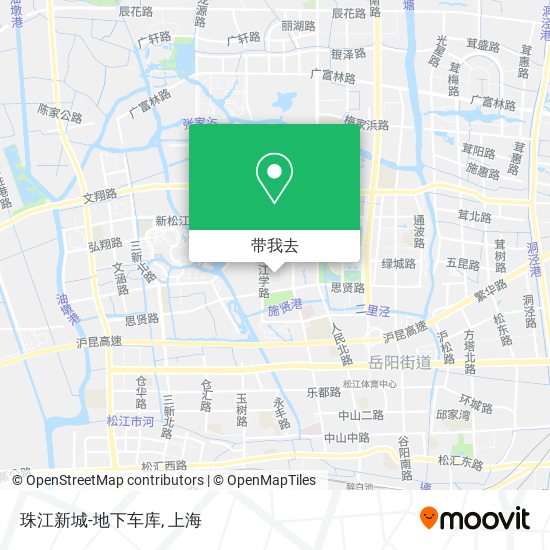 珠江新城-地下车库地图