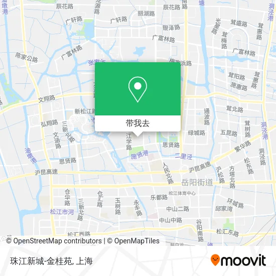 珠江新城-金桂苑地图