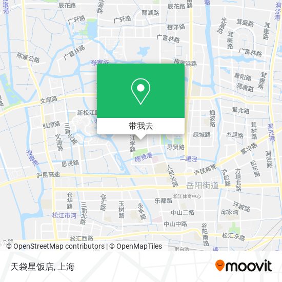 天袋星饭店地图