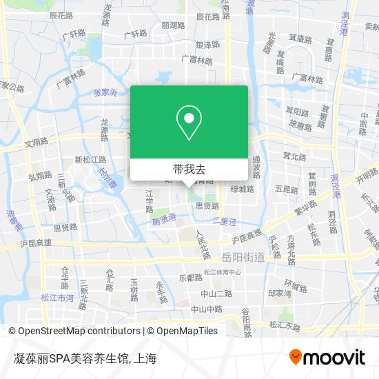 凝葆丽SPA美容养生馆地图