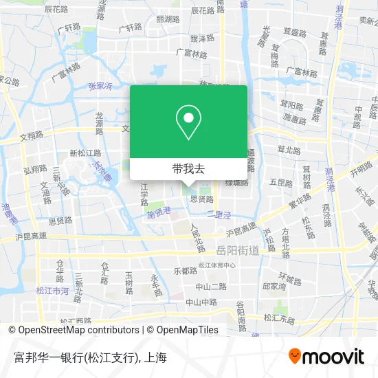 富邦华一银行(松江支行)地图
