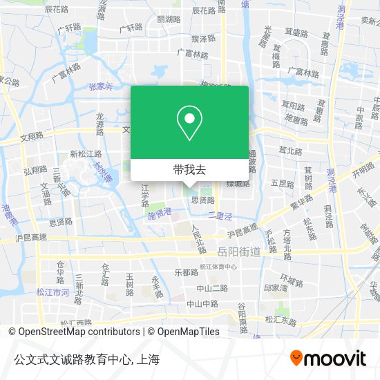 公文式文诚路教育中心地图