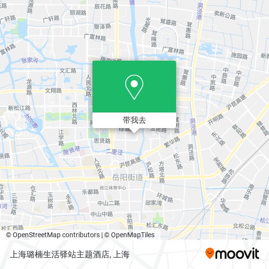 上海璐楠生活驿站主题酒店地图