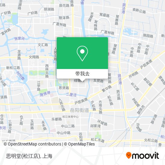 思明堂(松江店)地图