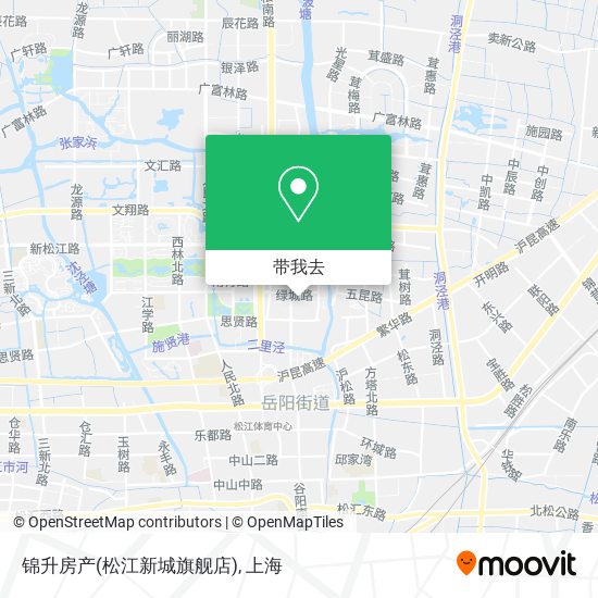 锦升房产(松江新城旗舰店)地图