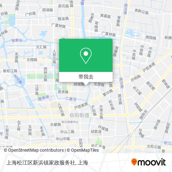 上海松江区新浜镇家政服务社地图