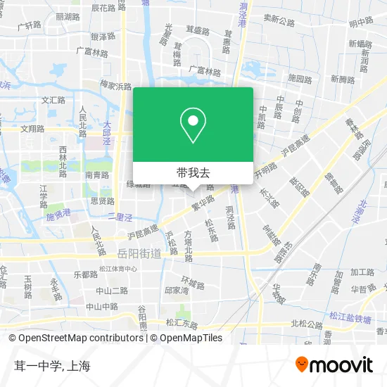 茸一中学地图