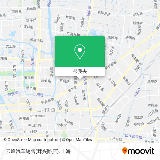 云峰汽车销售(茸兴路店)地图