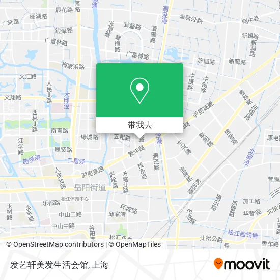 发艺轩美发生活会馆地图