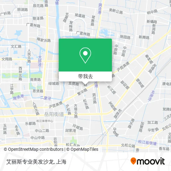 艾丽斯专业美发沙龙地图