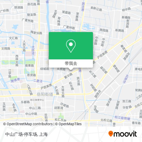 中山广场-停车场地图
