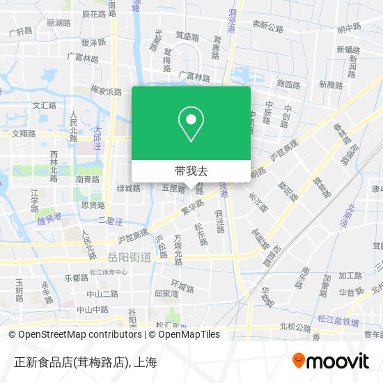 正新食品店(茸梅路店)地图