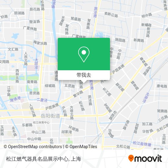 松江燃气器具名品展示中心地图
