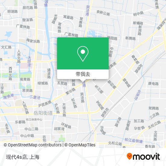 现代4s店地图