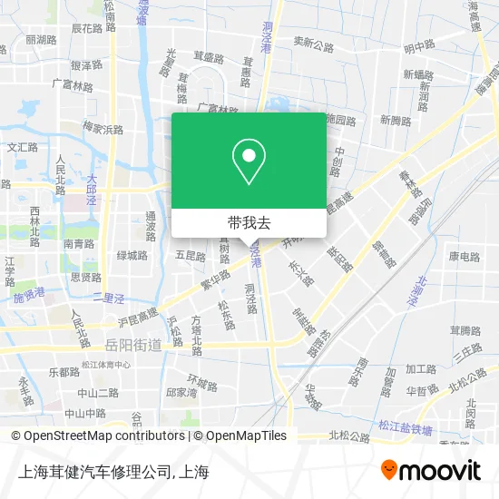 上海茸健汽车修理公司地图