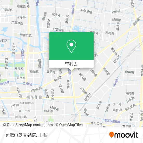 奔腾电器直销店地图