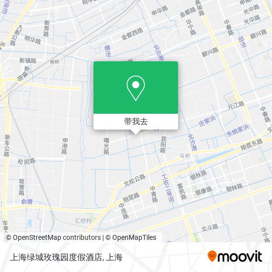 上海绿城玫瑰园度假酒店地图