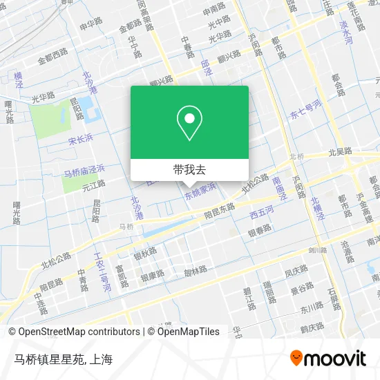马桥镇星星苑地图