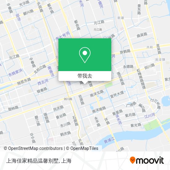 上海佳家精品温馨别墅地图