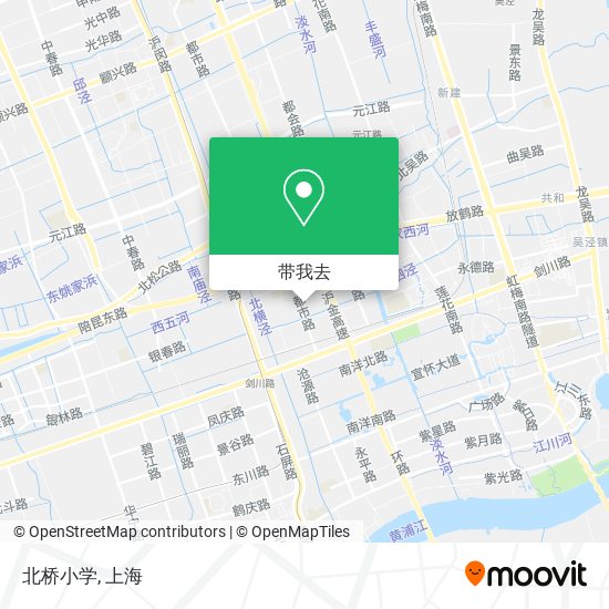 北桥小学地图