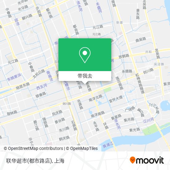 联华超市(都市路店)地图