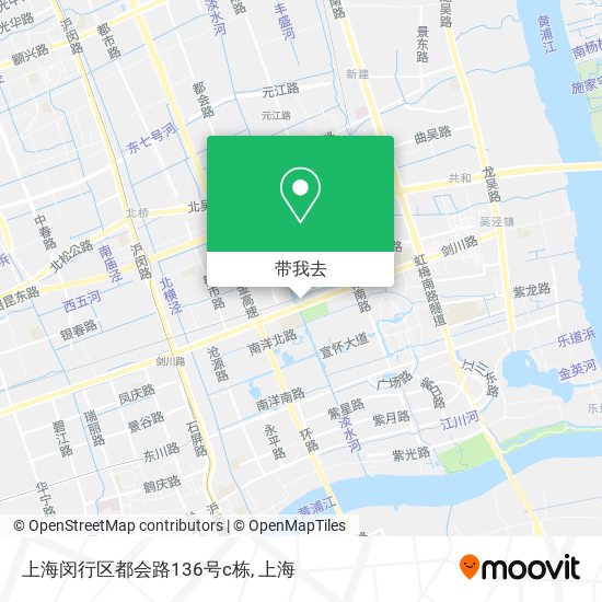 上海闵行区都会路136号c栋地图