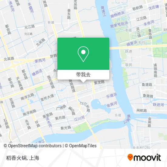 稻香火锅地图