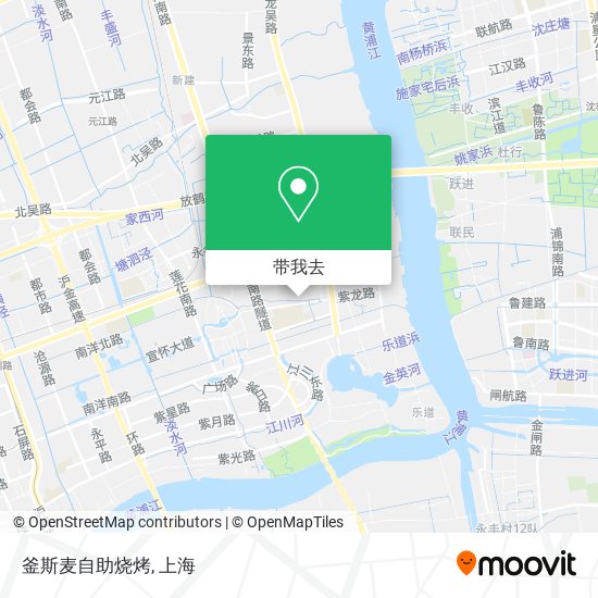 釜斯麦自助烧烤地图
