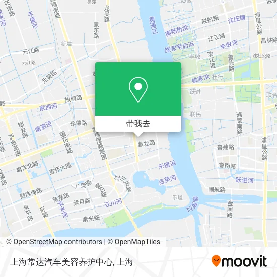 上海常达汽车美容养护中心地图
