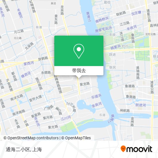 通海二小区地图