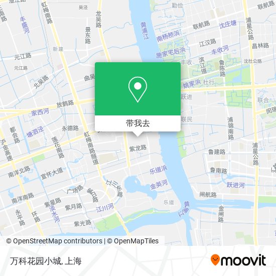 万科花园小城地图