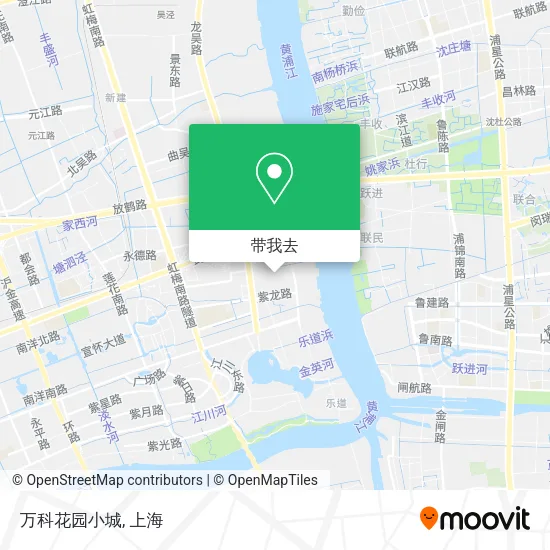 万科花园小城地图