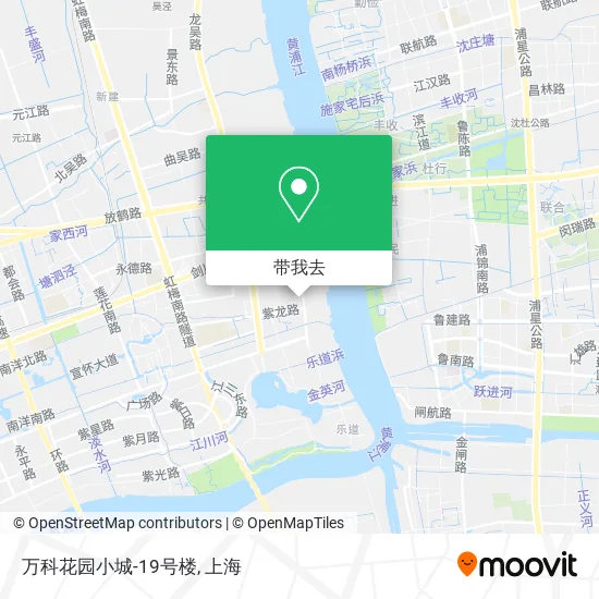 万科花园小城-19号楼地图