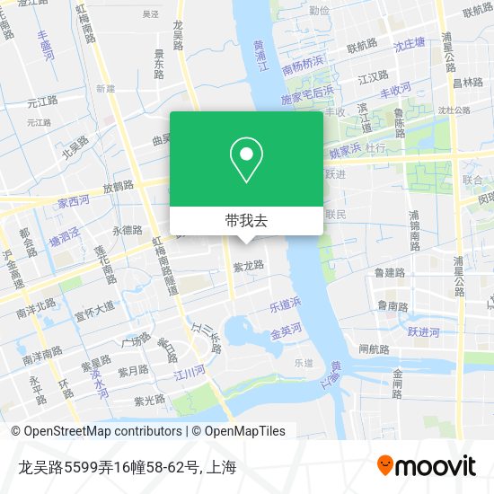 龙吴路5599弄16幢58-62号地图
