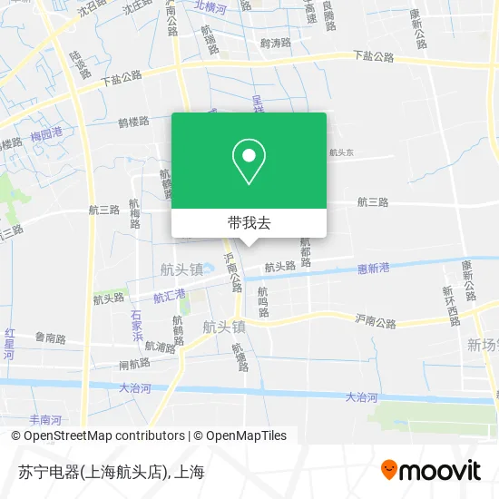苏宁电器(上海航头店)地图