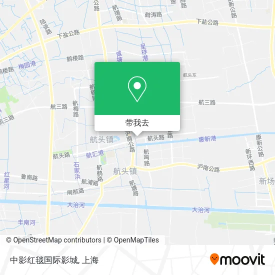 中影红毯国际影城地图
