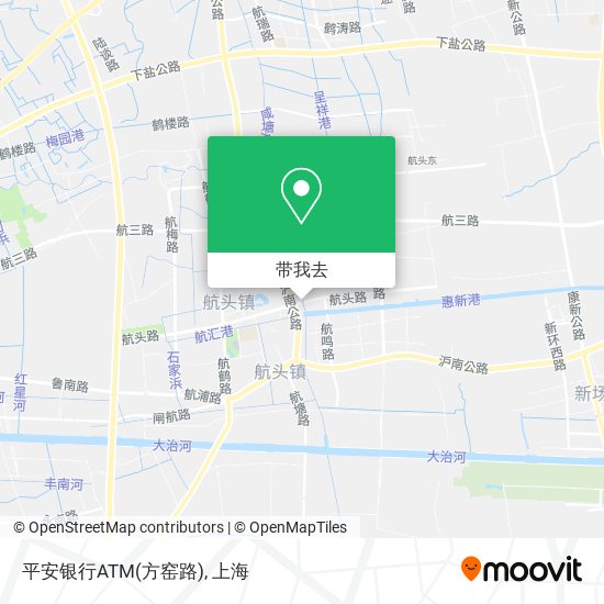 平安银行ATM(方窑路)地图