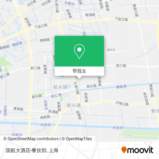 国航大酒店-餐饮部地图