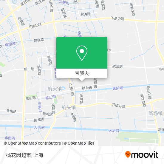 桃花园超市地图