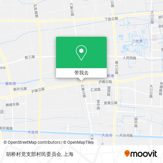 胡桥村党支部村民委员会地图