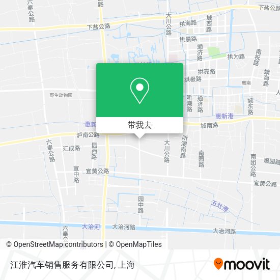 江淮汽车销售服务有限公司地图