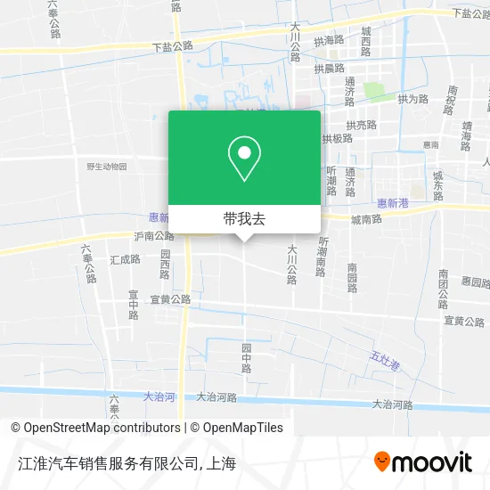 江淮汽车销售服务有限公司地图