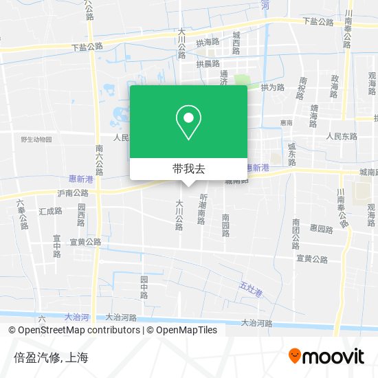 倍盈汽修地图