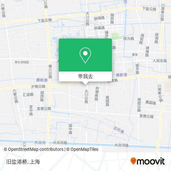 旧盐港桥地图