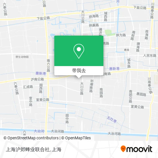上海沪郊蜂业联合社地图